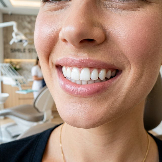 Cosmetic dental treatments smile designing